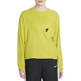 Nike Sportswear Pocket Long Sleeve Top_HIGH VOLTAGE/ BLACK