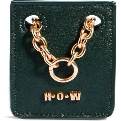  HOUSE OF WANT H.O.W. We Listen AirPod Vegan Leather Bag_HUNTER GREEN