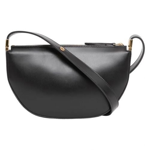 버버리 Burberry Mini Olympia Leather Shoulder Bag_BLACK