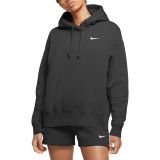 Nike Sportswear Fleece Hoodie_BLACK/ WHITE