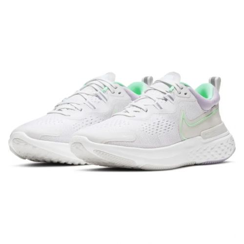 나이키 Nike React Miler 2 Running Shoe_PLATINUM TINT/ WHITE/ GREEN