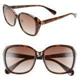 Gucci 57mm Square Sunglasses_HAVANA