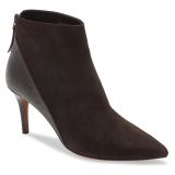 Linea Paolo Nice Pointed Toe Bootie_COFFEE SUEDE/ LEATHER