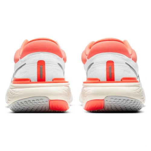 나이키 Nike ZoomX Invincible Run Flyknit Running Shoe_WHITE/ SILVER/ BRIGHT MANGO