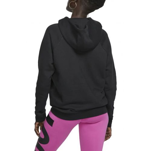 나이키 Nike Sportswear Essential Pullover Fleece Hoodie_BLACK/ WHITE