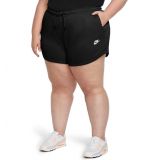 Nike Sportswear French Terry Shorts_BLACK/ WHITE
