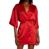 Black Bow Muse Robe_TANGO RED