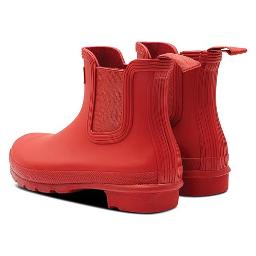 헌터 Hunter Original Waterproof Chelsea Rain Boot_MILITARY RED/ RED