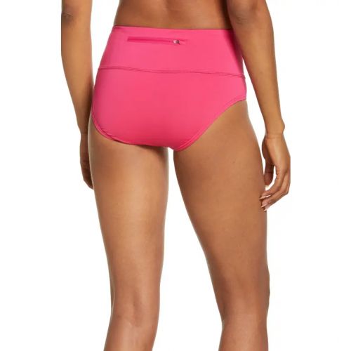 나이키 Nike Essential High Waist Bikini Bottoms_FIREBERRY