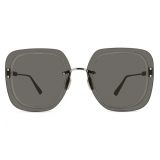 Dior UltraDior 65mm Oversize Square Sunglasses_GOLD/ GREY
