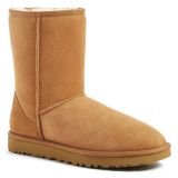 UGG Classic II Genuine Shearling Lined Short Boot_CHESTNUT SUEDE