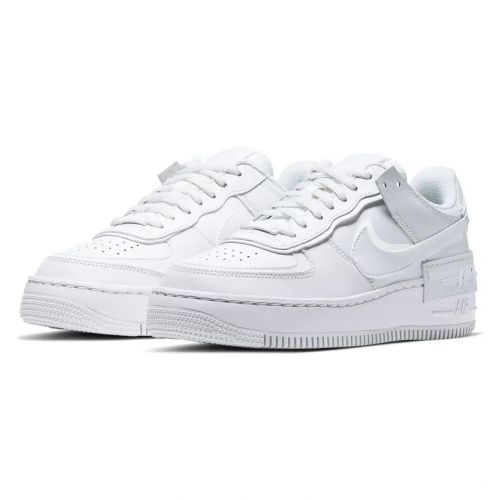 나이키 Nike Air Force 1 Shadow Sneaker_WHITE/ WHITE/ WHITE