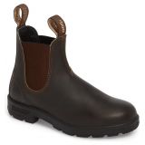 Blundstone Footwear Stout Water Resistant Chelsea Boot_STOUT BROWN LEATHER