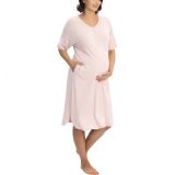 Angel Maternity Hospital Maternity Nightgown_PINK