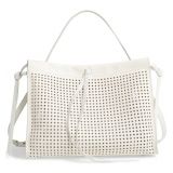 BOSS Katlin Small Perforated Leather Tote_OPEN WHITE