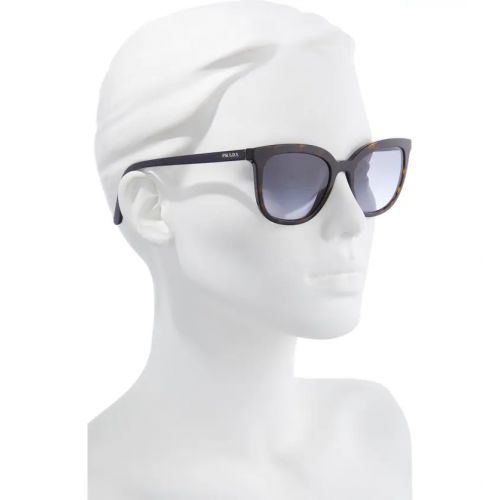 프라다 Prada Pillow 53mm Cat Eye Sunglasses_TORTOISE/ LIGHT VIOLET BLUE