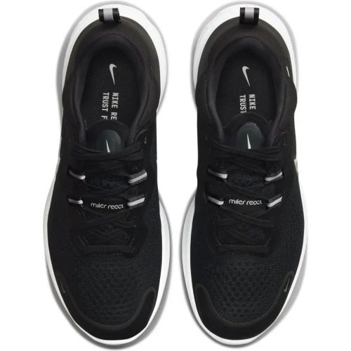 나이키 Nike React Miler 2 Running Shoe_BLACK/ WHITE/ SMOKE GREY