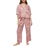 Topshop Chloe Animal Print Pajamas_PINK