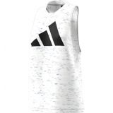 adidas Win 2.0 Logo Tank_WHITE MELANGE