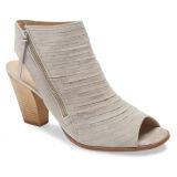 Paul Green Cayanne Leather Peep Toe Sandal_STONE SUEDE