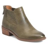 Comfortiva Cadwin Bootie_ARMY GREEN LEATHER
