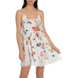 In Bloom by Jonquil Floral Lace Hem Chemise_IVORY