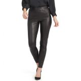 SPANX Faux Leather-Like Ankle Skinny Pants_NOIR