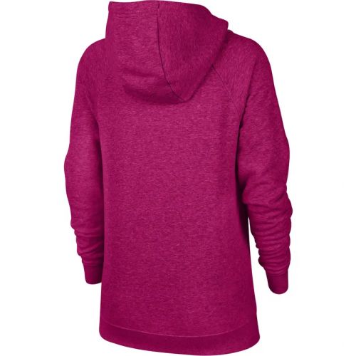 나이키 Nike Sportswear Essential Pullover Fleece Hoodie_FIREBERRY/ HEATHER/ WHITE