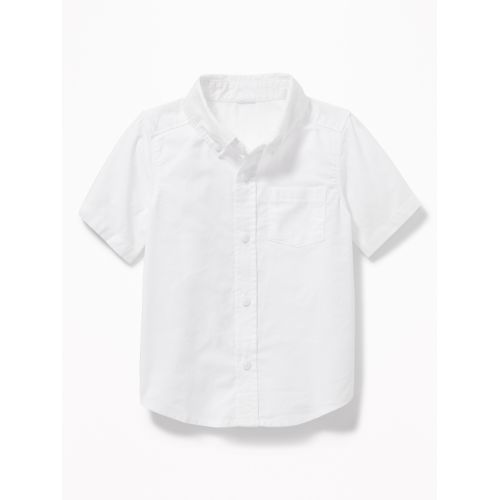 올드네이비 Short-Sleeve Oxford Pocket Shirt for Toddler Boys