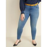 High-Waisted Secret-Smooth Pockets + Waistband Plus-Size 24/7 Sculpt Rockstar Jeans