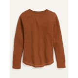 Long-Sleeve Thermal-Knit T-Shirt For Boys