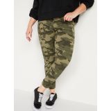 High-Waisted Patterned Pixie Ankle Pants