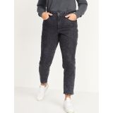 High-Waisted O.G. Straight Black-Wash Jeans for Women