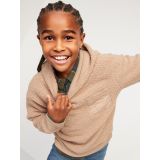 Oversized Sherpa Pullover Hoodie For Boys