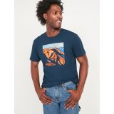 Soft-Washed Graphic T-Shirt for Men