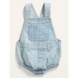 Unisex Jean Overall Romper for Baby