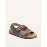 Oldnavy Faux-Leather Double-Buckle Sandals for Toddler Boys