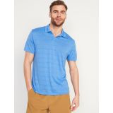 Go-Dry Cool Odour-Control Textured-Stripe Core Polo Shirt for Men