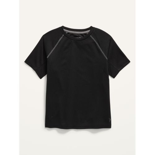 올드네이비 Go-Dry Short-Sleeve Mesh T-Shirt For Boys Hot Deal