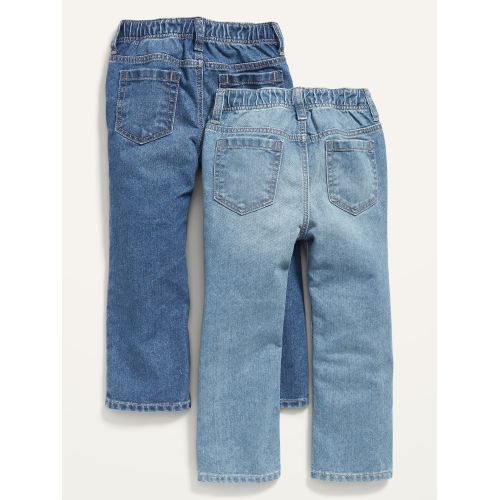 올드네이비 Unisex Wow Straight Pull-On Jeans 2-Pack for Toddler