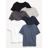 Unisex Crew-Neck T-Shirts 6-Pack for Toddler