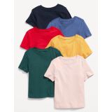 Unisex Crew-Neck T-Shirts 6-Pack for Toddler