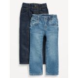 Unisex Wow Straight Pull-On Jeans 2-Pack for Toddler