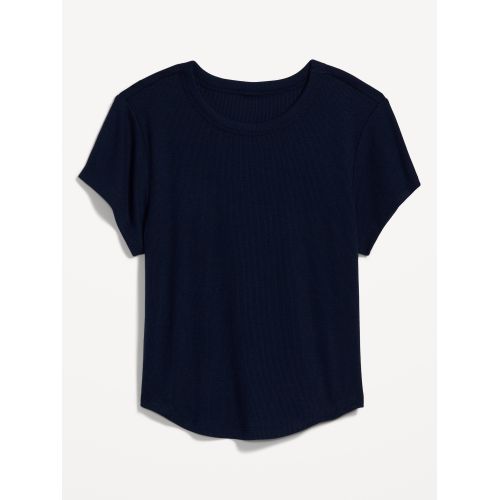 올드네이비 UltraLite Cropped Rib-Knit T-Shirt
