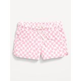 Printed Dolphin-Hem Cheer Shorts for Girls Hot Deal