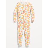 Unisex 2-Way-Zip Printed Pajama One-Piece for Toddler & Baby Hot Deal