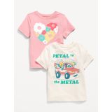 Unisex Graphic T-Shirt 2-Pack for Toddler Hot Deal