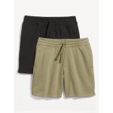 2-Pack Fleece Sweat Shorts for Men -- 7-inch inseam