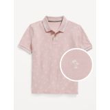 Short-Sleeve Printed Polo Shirt for Boys