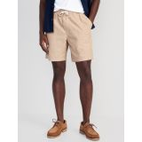 Linen-Blend Jogger Shorts for Men -- 7-inch inseam